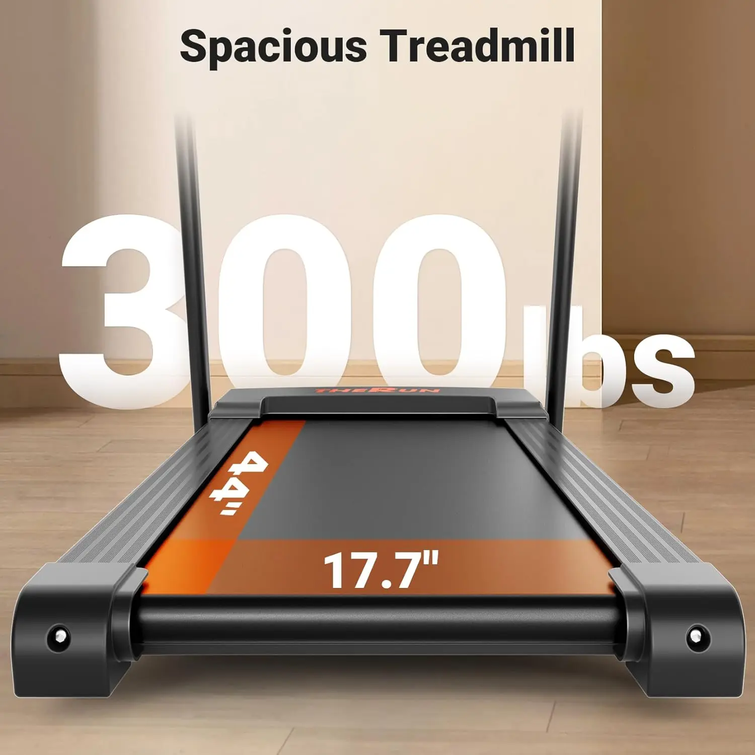 جهاز سير مائل، جهاز سير منحدر تلقائي 0-12% للجري والمشي، سعة وزن 300 رطل،