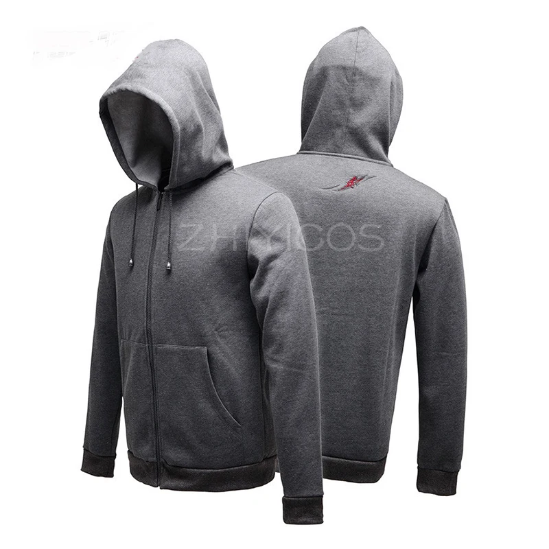 New Prototype Alex Mercer Cosplay Costume Embroidered Jacket PU Leather Coat  Spring/Autumn Jacket Thin Type Halloween Costumes