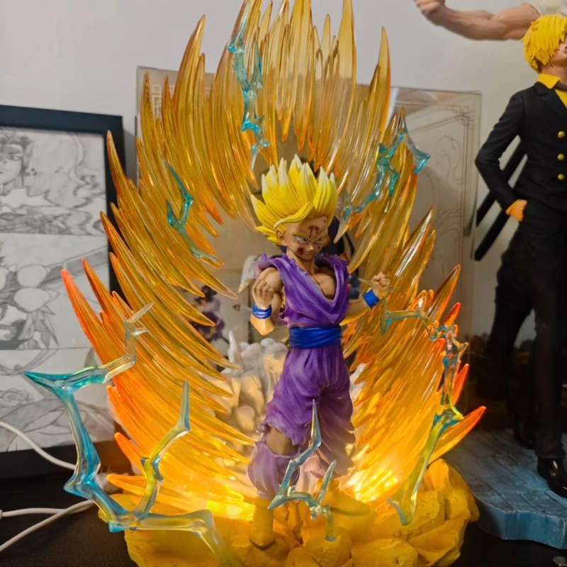 36 cm Figurka Anime Dragon Ball Z Model JT Super Saiyan 2 Goku Gk Figurka akcji PVC Ozdoba kolekcjonerska Zabawki dekoracyjne Prezenty