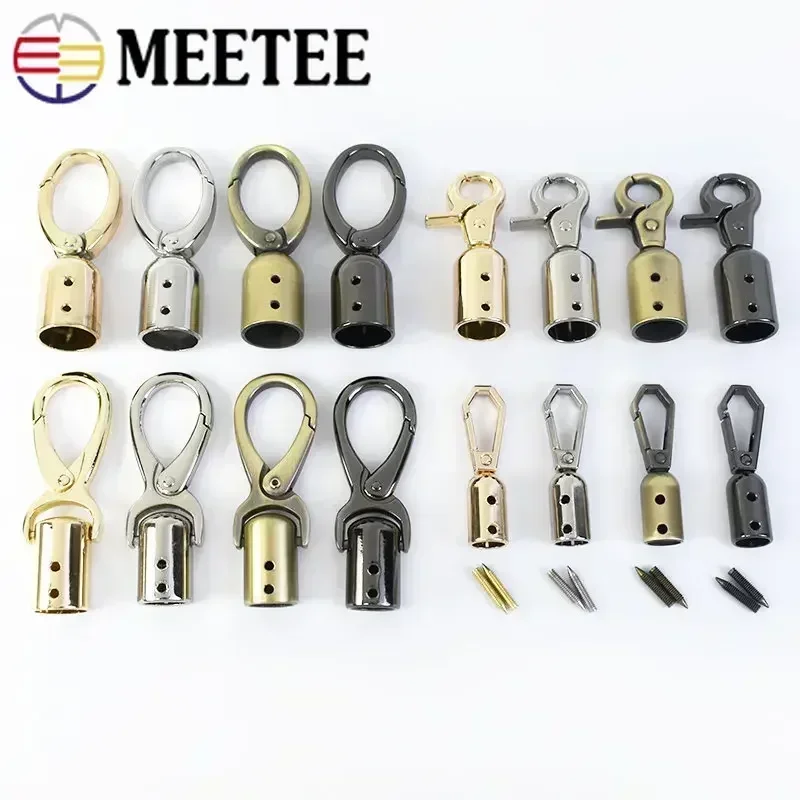 2/4Pcs Bag Buckles for Strap Handbag Handle Cord Lock Stopper Clasp Chain Connector Hanger Hooks DIY Hardware Accessories