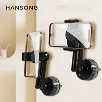 Magnetic mobile phone holder, car desktop suction cup, back adhesive vacuum suction, strong 360 degree multifunctional