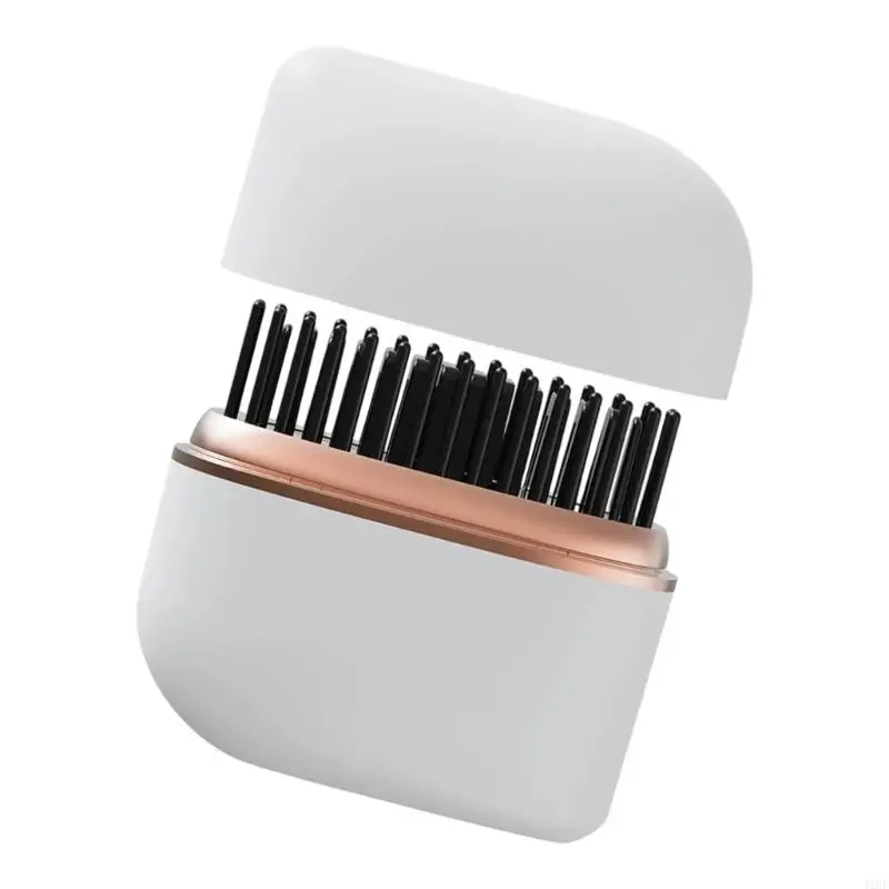 J1HF Thermal Brush for Hair Straightening Adjustable Heat Technology Fast Styling Comb with Detangling Teeth