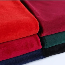 Korean Velvet Thickened Solid Velvet Tablecloth Pillow Gold Velvet Elastic Fabric Cloth for Sewing Meters Diy Material