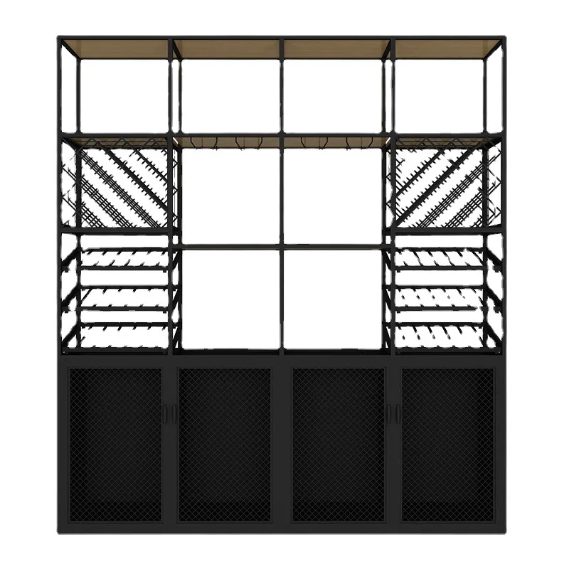 

Industrial style wine rack, commercial wrought iron wine cabinet rack