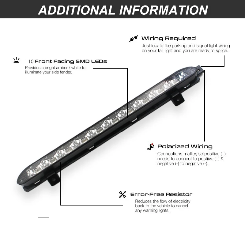 OEM: 63257221834 Per Mini Cooper R56 Mini Cooper R60 Countryman 2010-2016 LED Terzo terzo freno a montaggio alto