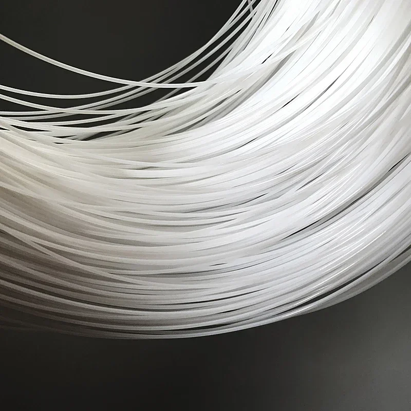 PTFE-buis ID 0,3-0,6-0,8-1-1,2.1,5-1,6-1,8-2-2,5-3-4 mm F46 capillaire geïsoleerde slang stijve buis temperatuur corrosiebestendigheid