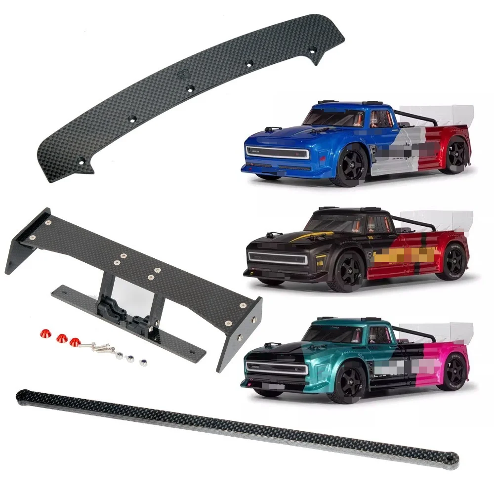 RC Parts Carbon Fiber Kit Angel Eye lamp Multicolor Rear Cargo Lamp For ARRMA Infraction 1/8 Truck Custom Material Accessories
