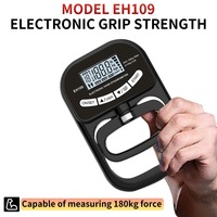 265Lbs/120Kg Grip Strength Meter For Men And Women Tester Digital Hand Dynamometer Training USB LCD Screen