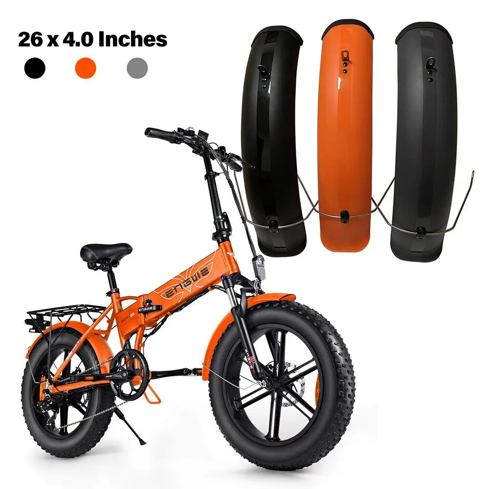 26inch *4.0 Snow Bike Mudguard / Beach Bike All-Inclusive 20/24Inch Fat Bicycle 4.0 Fender Wide 110MMBicycle Accessories