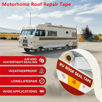 Professional White RV Roof Sealant Tape - Heavy Duty Waterproof Repair for Trailer Roof Leak Solar Panel Systems Camper Boat