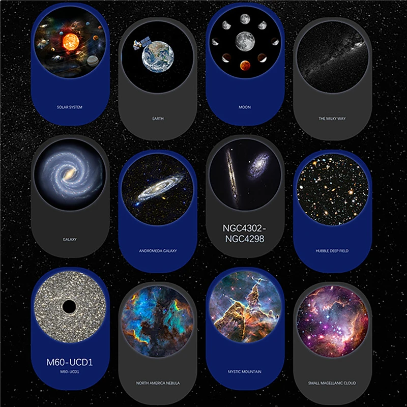 Projecteur de galAct de planétarium pour enfants, 12 en 1, rotation à 360 degrés, budgétaire de ciel étoilé LED, veilleuse de chambre à coucher, cadeau pour enfant