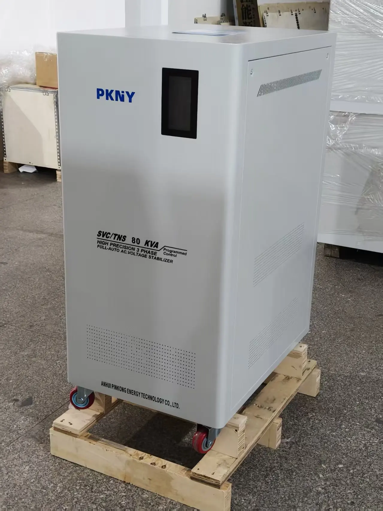 Three Phase Automatic Servo Stabilizer High Precision AVR Full Copper Stable Output