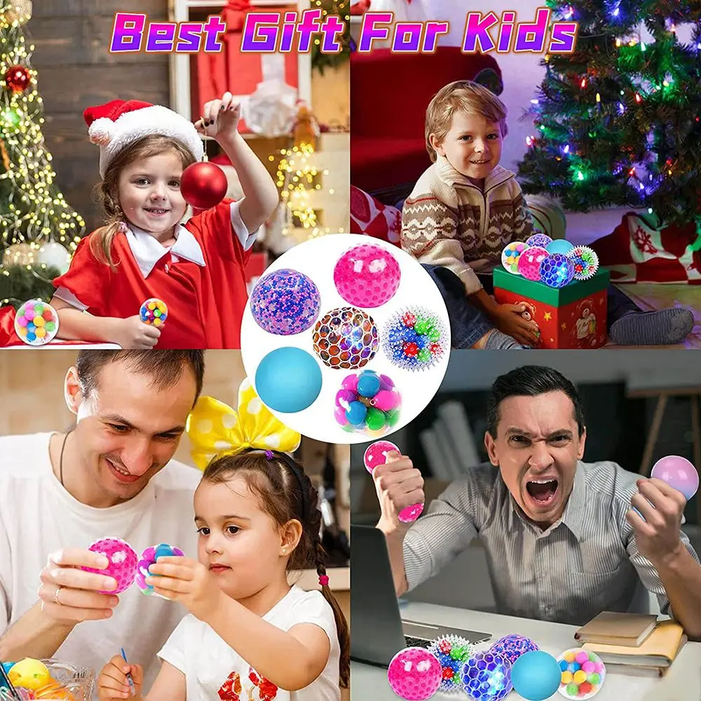Creative Water Bead  Adults Anxiety Autism Squeeze Ball Stress Relief Balls Fidget  Decompression