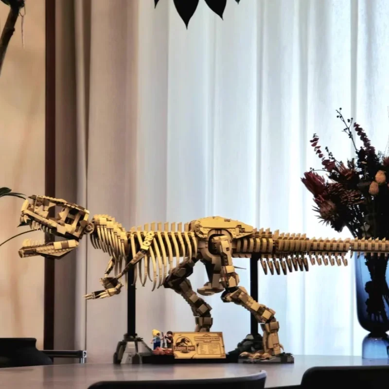 

2026 New 76968 Dinosaur T-Rex Fossils Tyrannosaurus Rex Building Blocks Dinosaur World Park Toys for Kids Boys Birthday Gifts