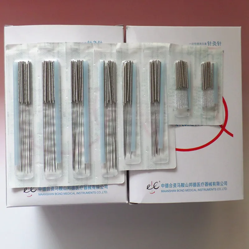 500 PCS EACU disposable sterile Acupuncture needle CE/FDA acupuncture massage tube needle size 0.16/0.18/0.20/0.22/0.25/0.30mm