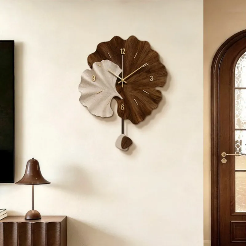 Creative Design Wall Watch Luxury Living Room Modern Aesthetic Clock Wall Fashion Chinese Style Reloj De Pared Home Decoration