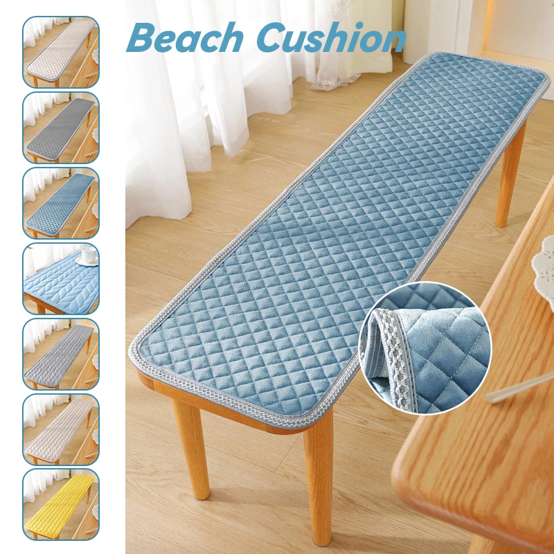 Long Bench Cushion Chair Seat Sofa Pillow Decorative Cushion Sofas Wood Bench Garden Lounger Cushion Bench Seat Pad
