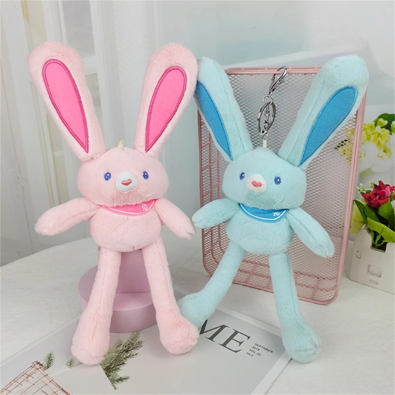 مجرد سحب أذني الأرنب أفخم المفاتيح لعبة آلة تجلي هدية كرنفال جوائز للأطفال على ظهره هدية