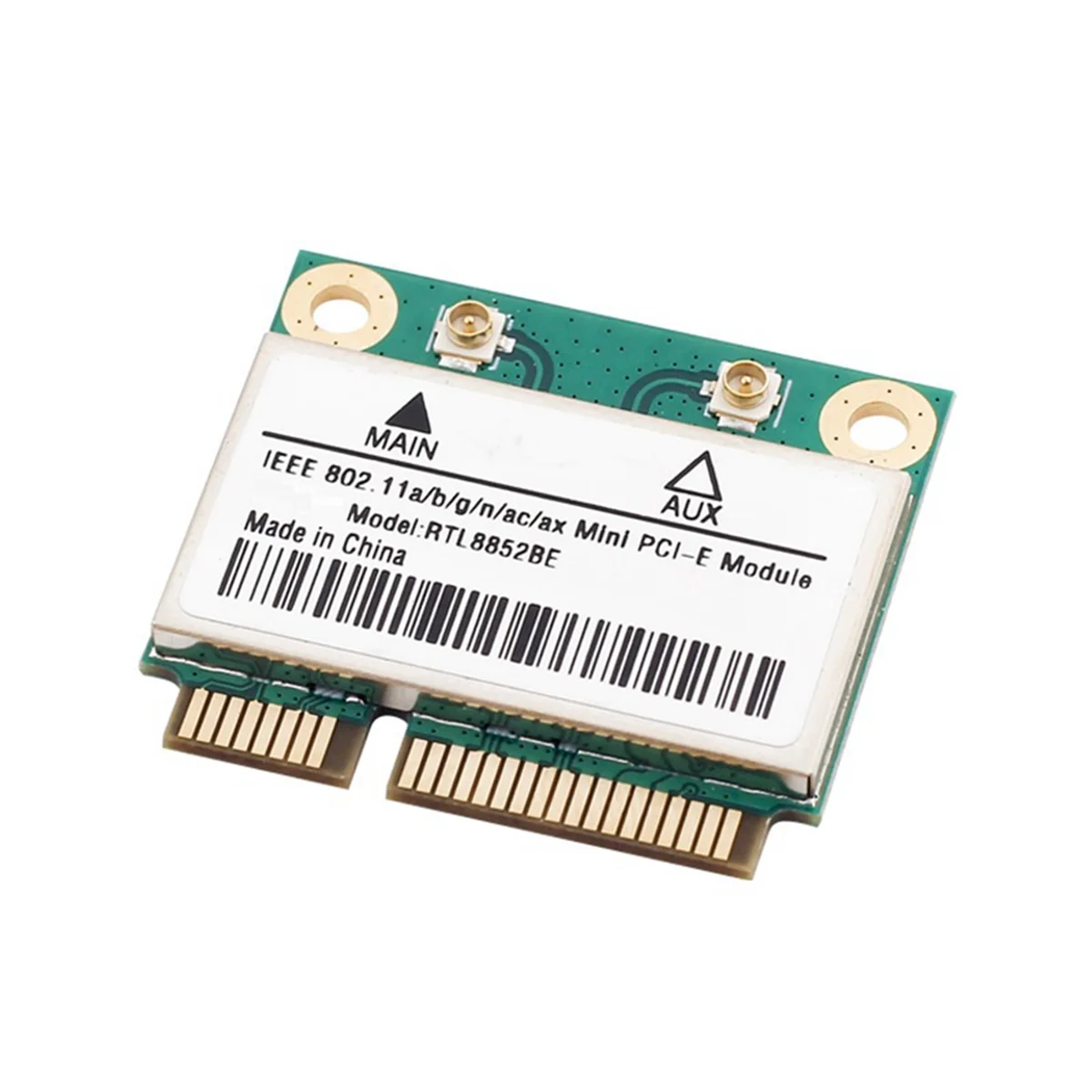 بطاقة شبكة RTL8852BE جديدة WiFi 6 1800Mbps BT 5.2 ثنائي النطاق لاسلكي MiniPCIe 802.11ac/Ax 2.4G/5Ghz -MIMO لـ Win 10 Pcie #5