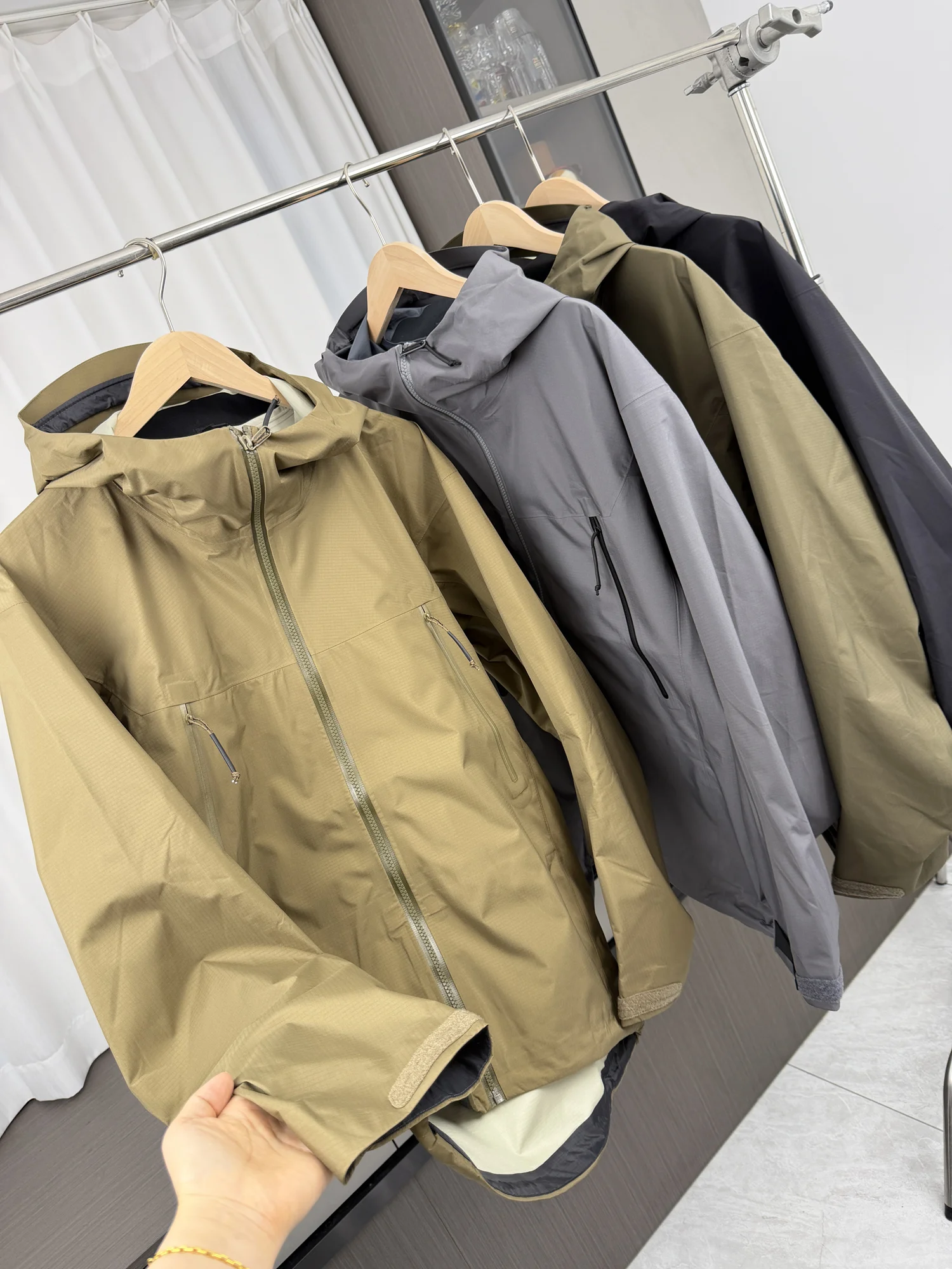 Casual Outdoor Men's Jacket Hooded Windproof Autumn Winter Fashion Urban Style Youth Leisure Coat Waterproof Outdoor Clothing