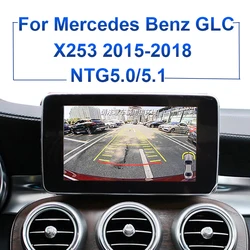 Reverse Rear Camera For Mercedes Benz X253 GLC220/350/250 Original Display Upgrade Front-view/Backup Parking screen assistance