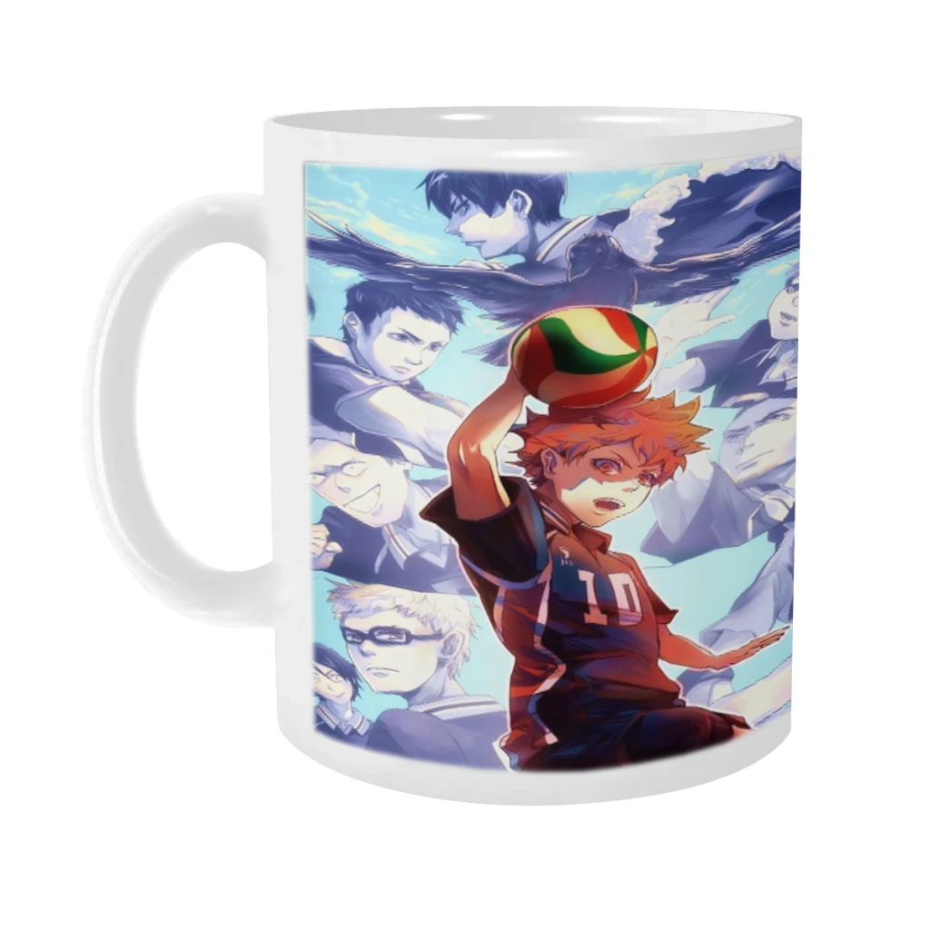 Haikyuu Ceramics Coffee Mug Cute Gamer Birthday Gift Back To School Mug