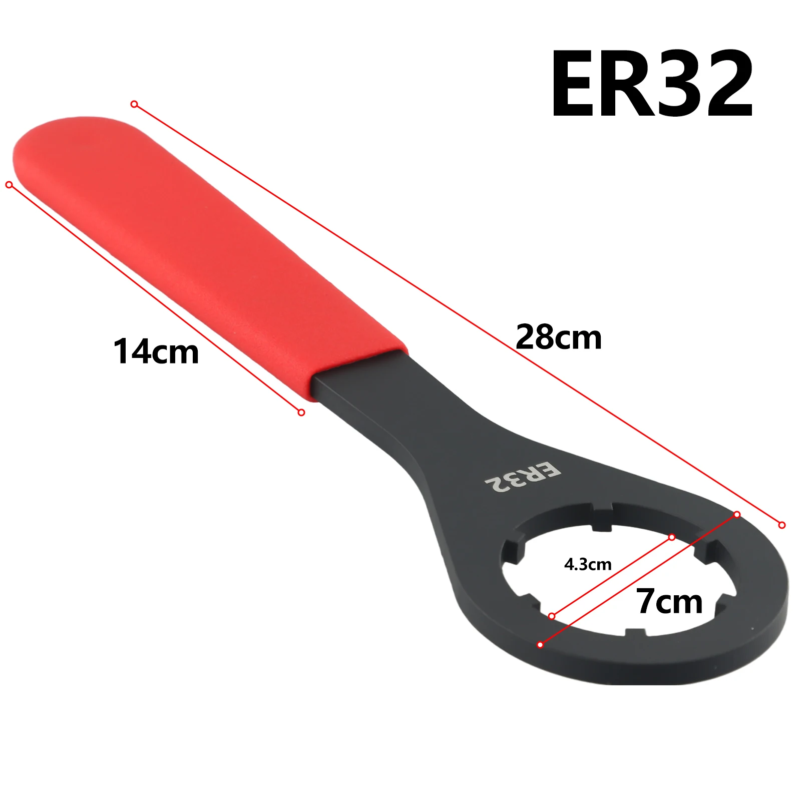 O Type ER-O CNC Spanner Collet Wrench ER16 ER20 ER25 ER32 ER40 Good Toughness High-quantity Steel Machine Tool