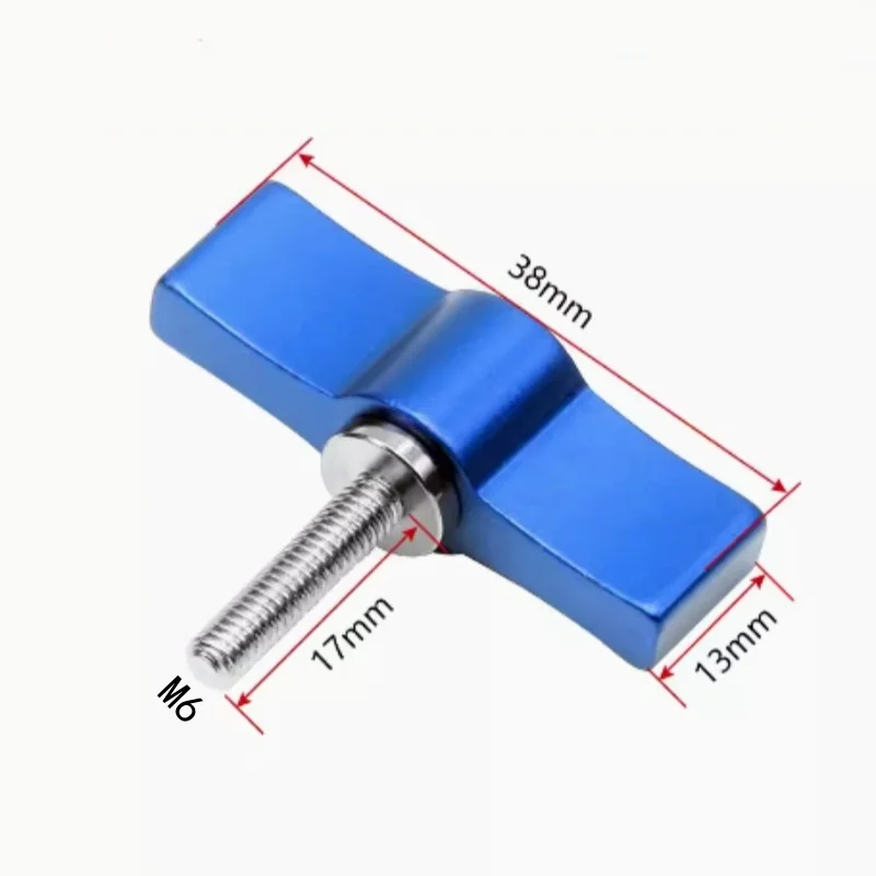 M4 M5 M6 filettatura maschio 17mm 23mm lunghezza adattatore per vite a leva per pollice per DJI Ronin M stabilizzatore cardanico maniglia a torsione manuale