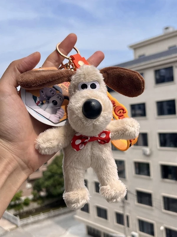 

Adorable Plu Doll Keychain New Year Gift Cute Mascot Dog Pendant Bag Decorations Creative Festival Supplies for Girls