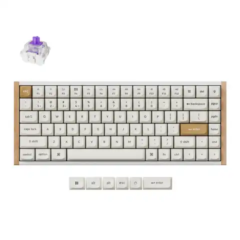 Keychron-Joli magnétique sans fil K2 HE, clavier personnalisé, édition spéciale, mise en page 75%, rétroéclairage RVB, capuchon de touche PBT double injection