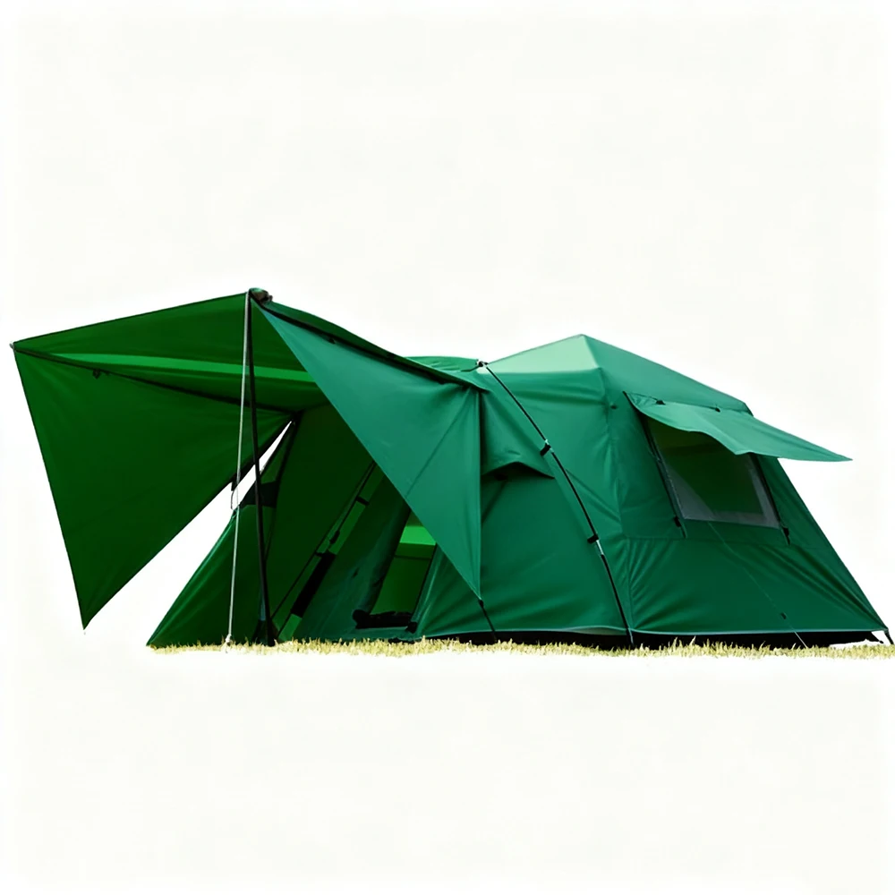 

STLF 1-2 Person Family Modern Waterproof Automatic Opening Glamping Camping Shelter Tent Summer Oxford Fabric