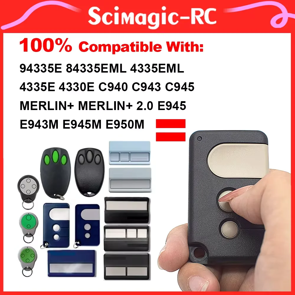 

100% совместимость LM TX2EV 94335E MERLIN+ MERLIN+2.0 C940 C943 C945 E945 E943M E945M E950M 84335EML 4335E 4335EML Передатчик ворот