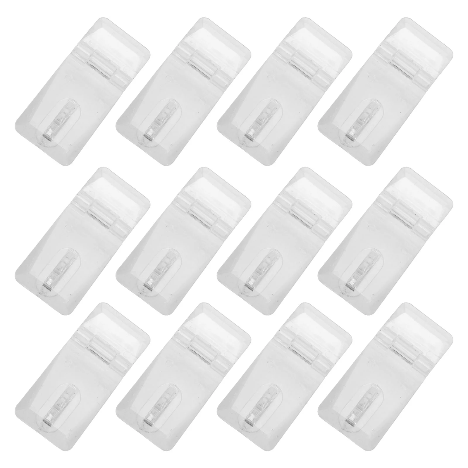 20 Sets Transparent Lock Padlock Acrylic Buckle Hinge Clear Hasp Suitcase Latch Luggage