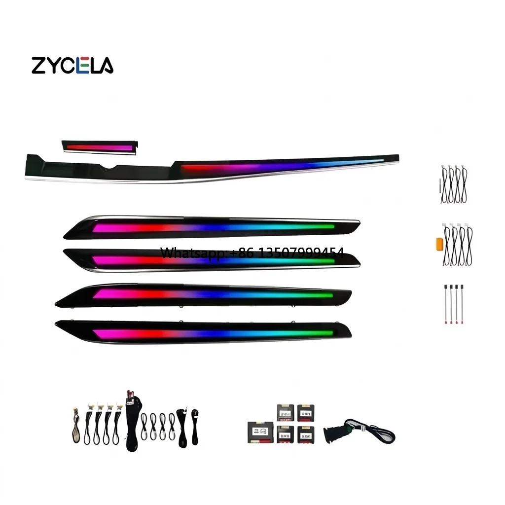 for for Lexus ES 2013-2017 XV60 Active LED Car Ambient Light Symphony 64 Color Smart Flowing Auto 12V New Automotive Lighting