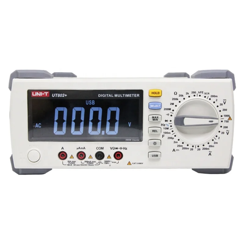 UT802+ Manual range Benchtop Digital Multimeter Full-function high-precision electronic and electrical universal meter