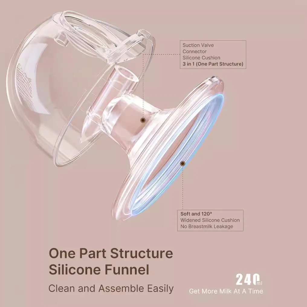 

Hand-free wearable breast pump Portable integrated electric breast pump Electric breast pump