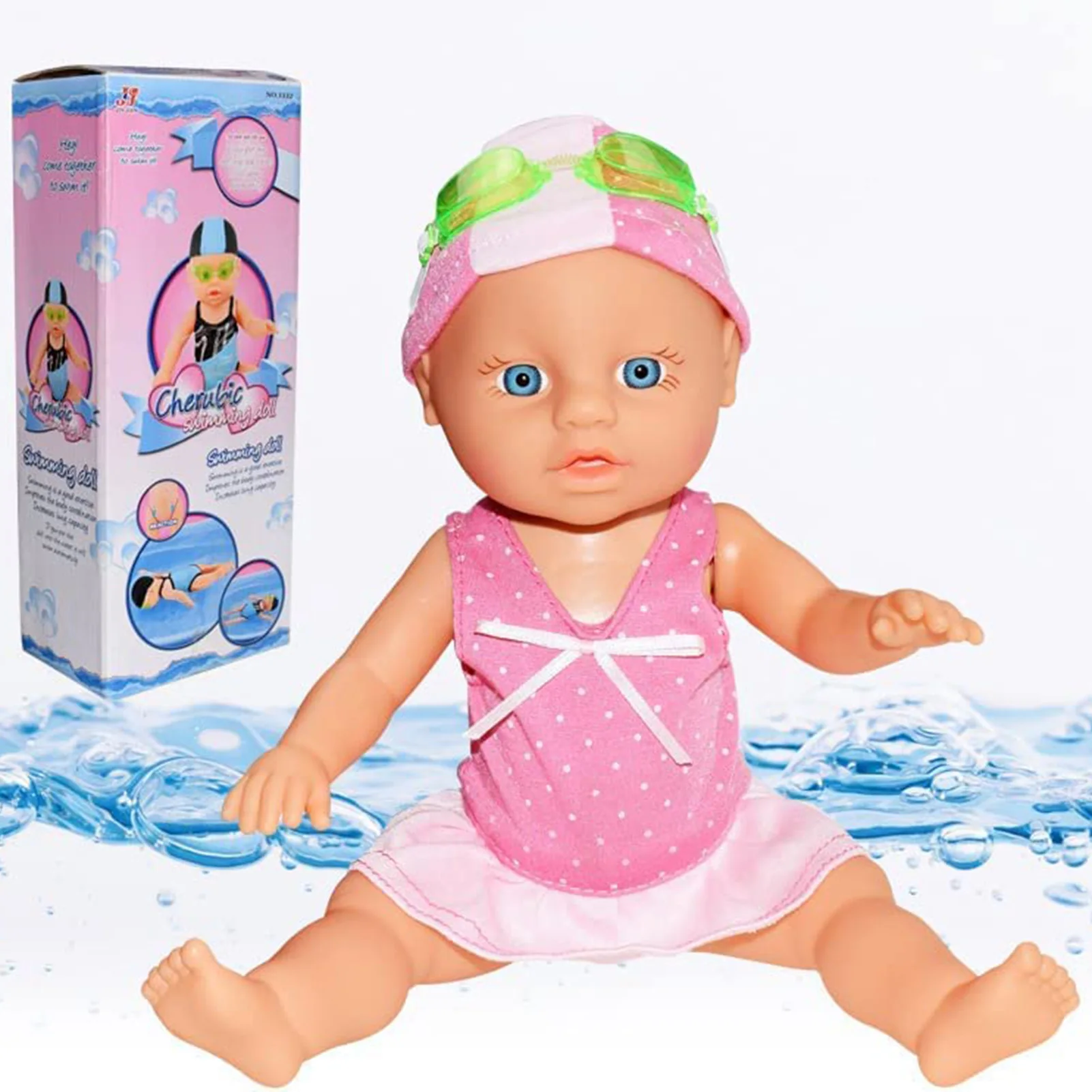 Kids Swimming  Funny Children's Swimming Baby Character Toy for Outdoor Swimming Pool Accessories