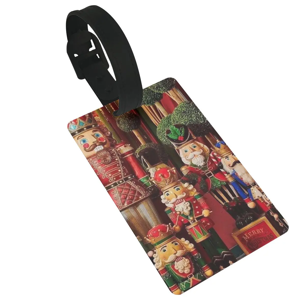 Merry Christmas and Happy Holidays! Luggage Tags Suitcase Accessories Travel Baggage Boarding Tag Label Holder ID Name Address