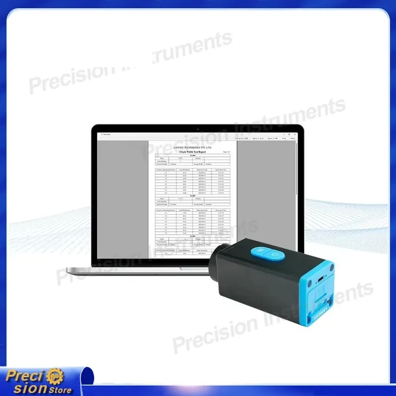 For Digital Crack Width Gauge Concrete Fracture Measurement Tool Auto Car Repair Inspection Device Precision Tester