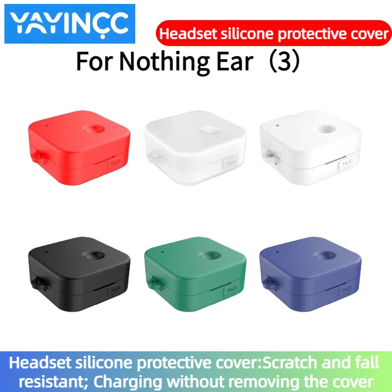 

Headset silicone protective cover with hook For Nothing Ear（3）earphones provide all-round protection and fall prevention