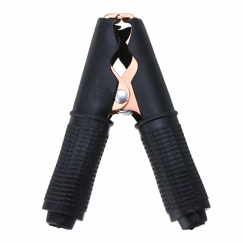 2pcs 250V/100A Alligator Clips Red+Black Car Vehicle Battery Alligator Crocodile Clips Clamp for Battery Chargers Voltage Tester