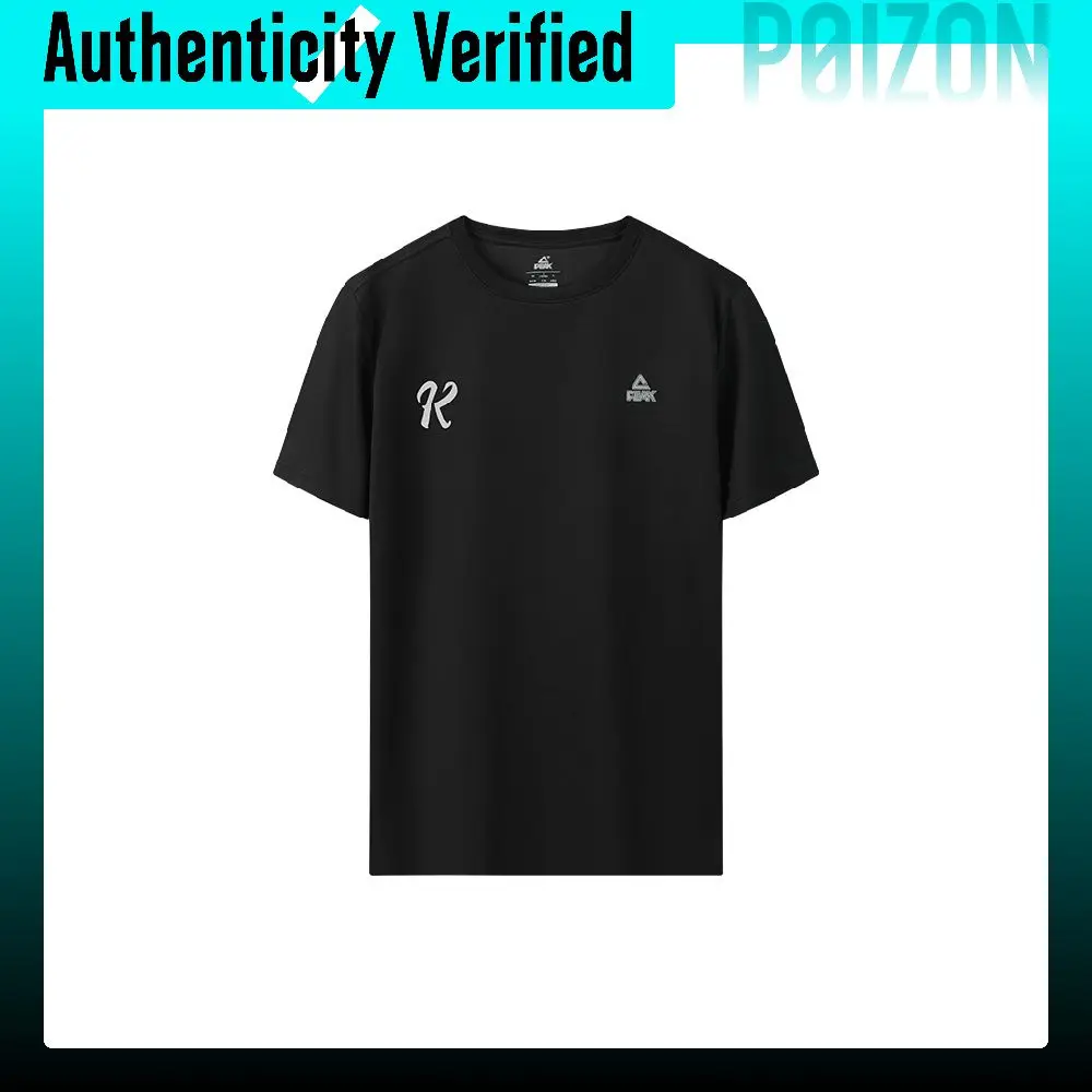 PEAK Running T-Shirts Unisex Crew Neck Moderate Straight Fit YS41152
