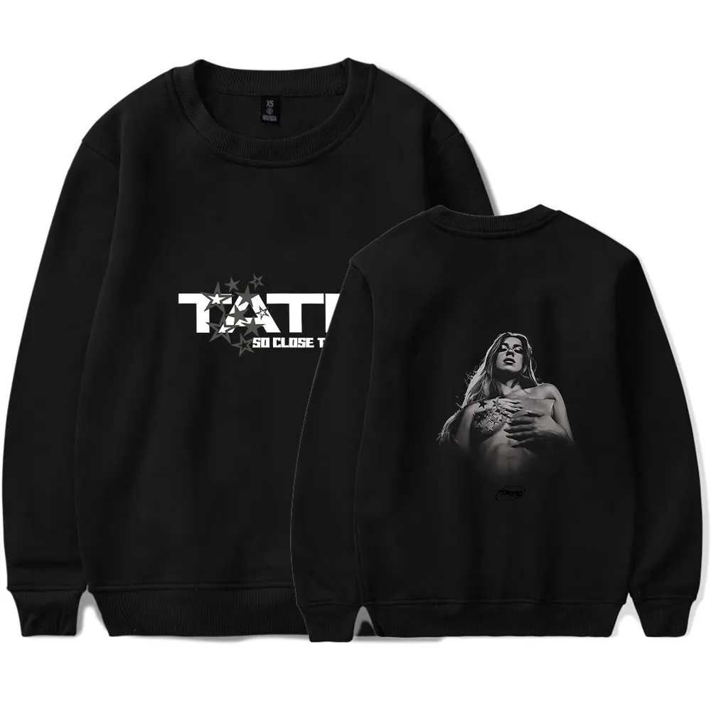 

Tate McRae Merch Crewneck Sweatshirts Cosplay Women Men Fashion Long Sleeve Outwear Hoodie