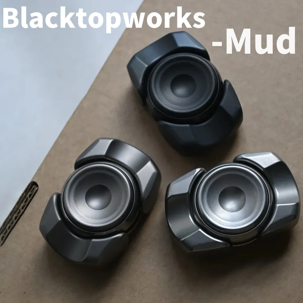 

Blacktopworks Mud Fidget Spinner Двухлопастной Спиннер для работы на ощупь антистрессовые Спиннеры для взрослых