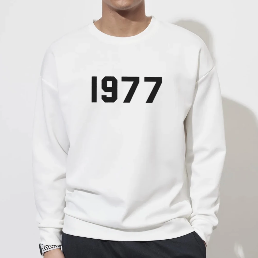 Fear 1977 Hoodie Sweatshirts Men Unisex FOGod FG ABC Hoodie Trendy Brand Graphics Oneck Hoodies Oversized Casual Clothes Autumn