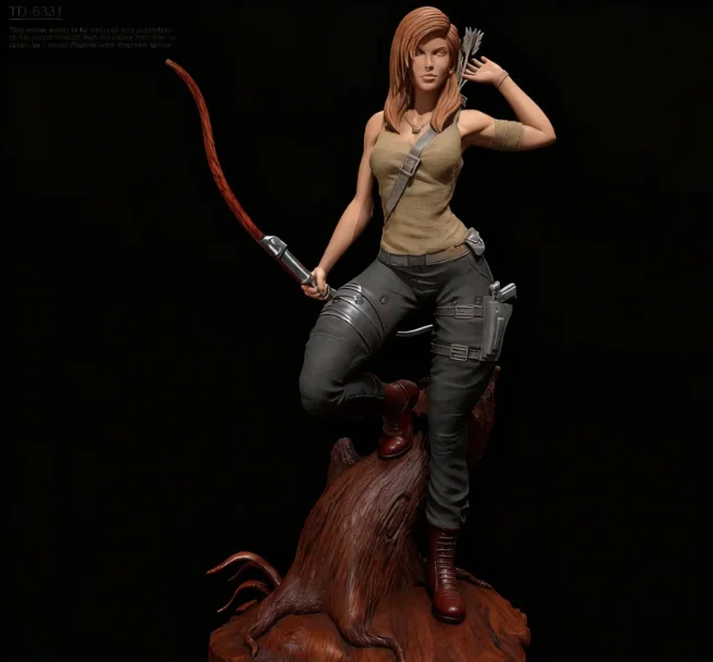 

50mm 75mm Resin model kits colorless and self-assembled（3D Printing ）TD-6331/3D