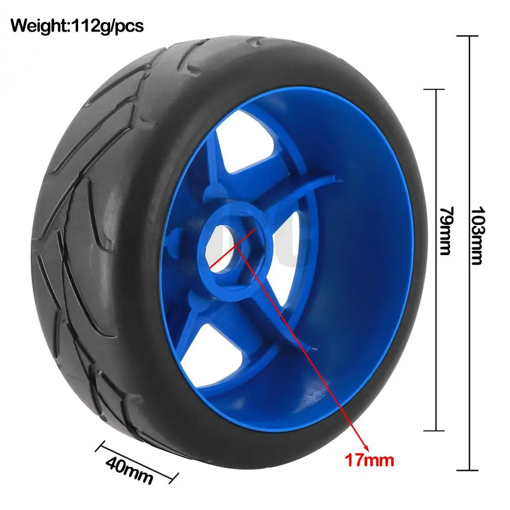 4pcs 1/8 Rc Remote Control Flat Running Rally Electric Car 113mm Tires For Trax X3gt Km Arrma 1/7 Zd Racing Rally Sn Team Hsp