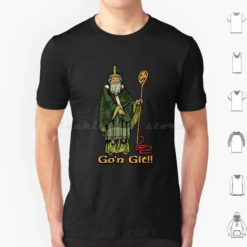 Funny Go'n Git Funny Day , Funny Day Shirt T Shirt Cotton Men Women DIY Print Beer Shamrock Leaf Clover Irish Drink Pattys