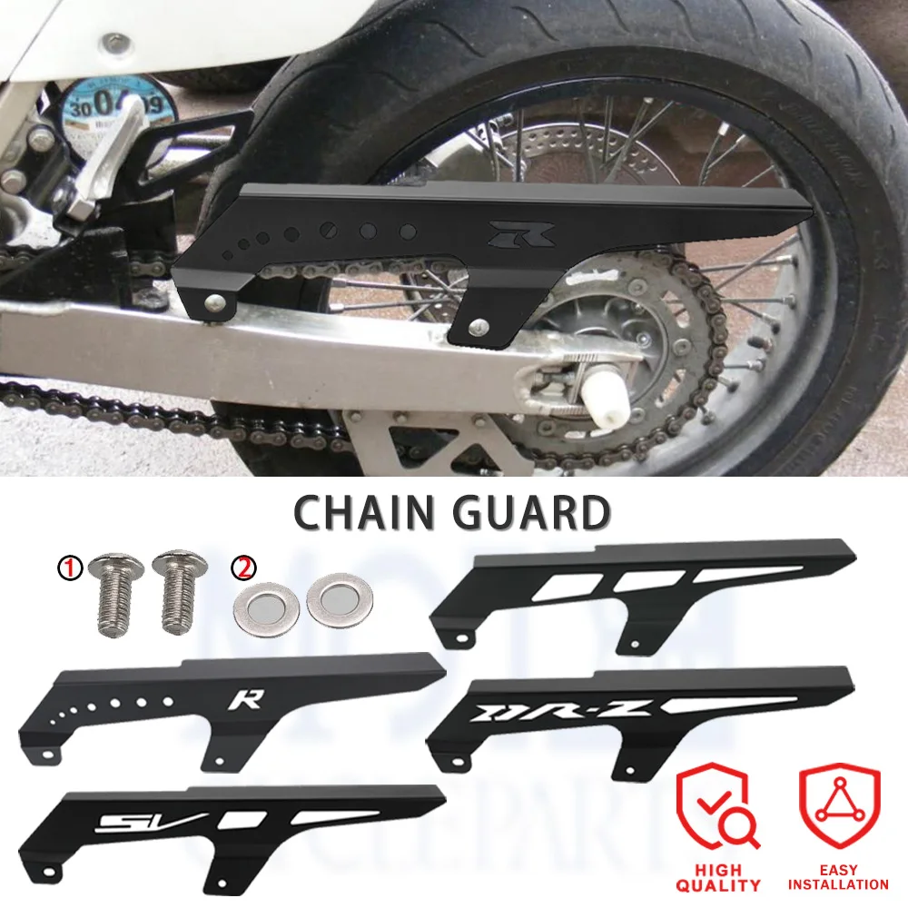 For Suzuki DRZ400 GSX-R600 VSTROM1000 DL1000 SV1000 TL1000S Motorcycle Accessories Rear Wheel Drive Chain Guard Cover Protection