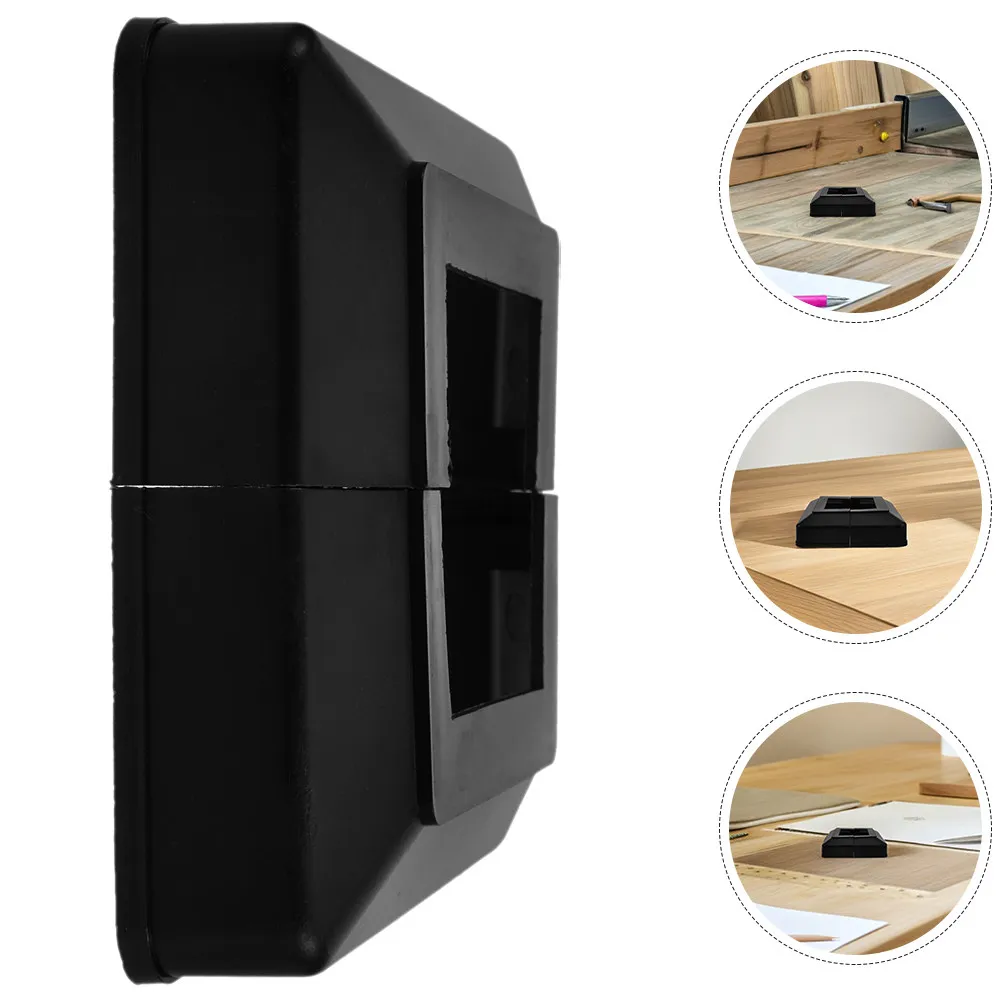 

10Pcs Square Post Base Cover Plastic Split Design Waterproof Railing Fence Decking Protection Outdoor Indoor Use Post Sleeve Cap